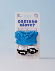 NewJeans bunini PLACARD DE POUPÉE How Sweet ENSEMBLE UNE PIÈCE BLEU
