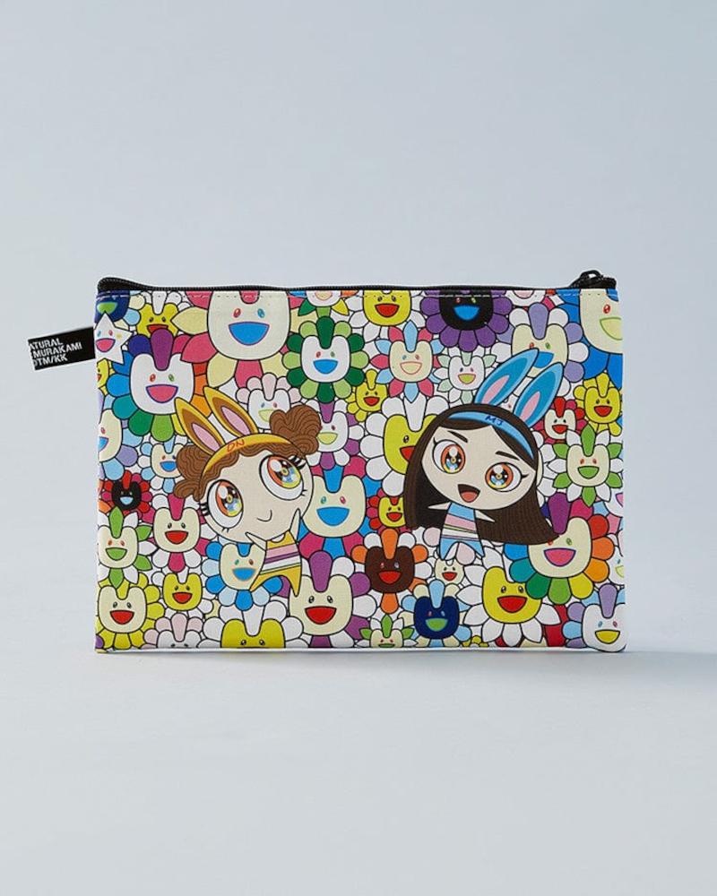 Pochette à motifs NewJeans x MURAKAMI (fleur)