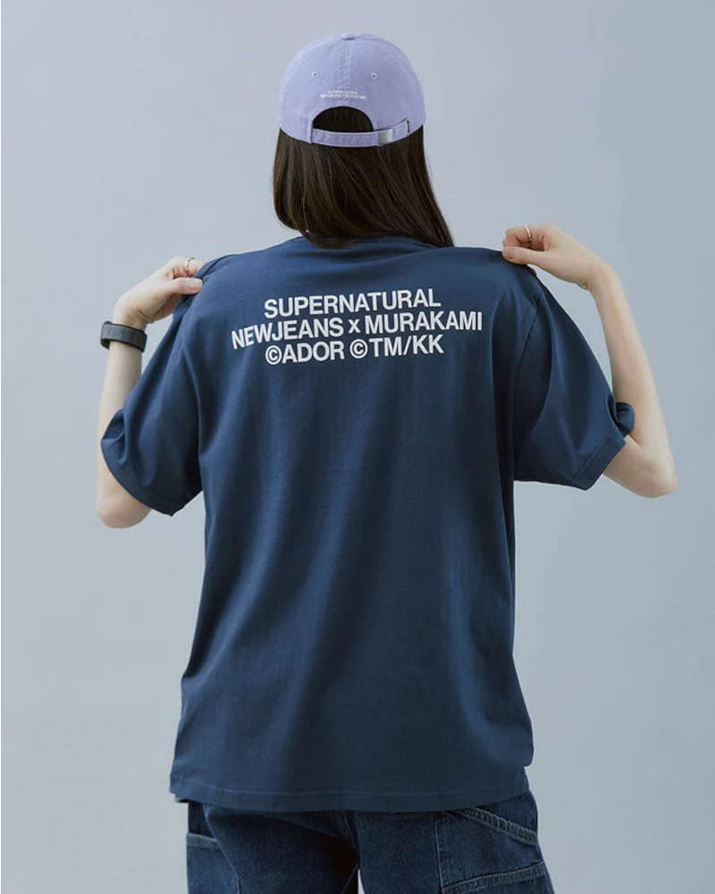 NewJeans x MURAKAMI T-SHIRT (NAVY)