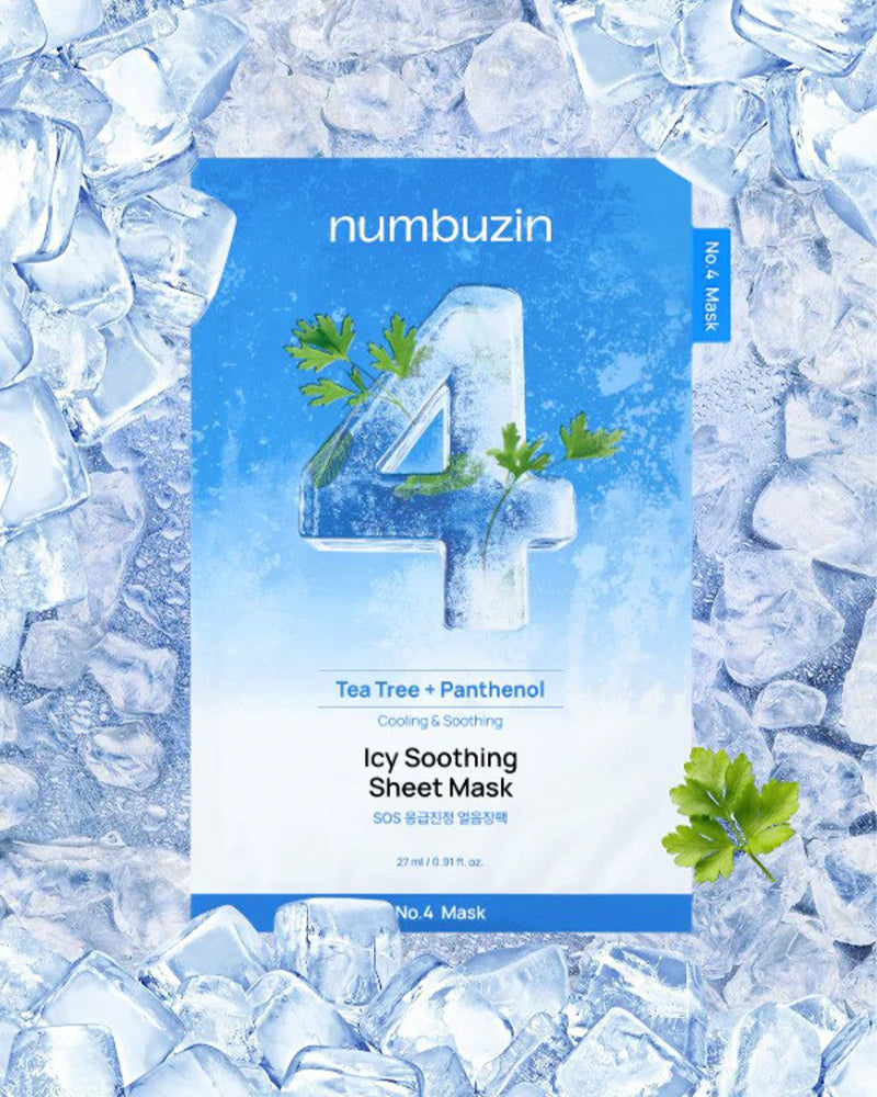 numbuzin No.4 SOS Icy Soothing Sheet Mask