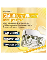numbuzin No.5+ Vitamin Glutathione Dark Spot Laser Cream