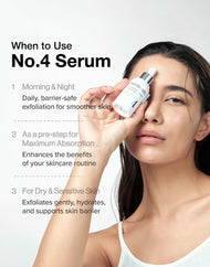 numbuzin No.4 Ceramide AHA Glazed Skin Prep Serum