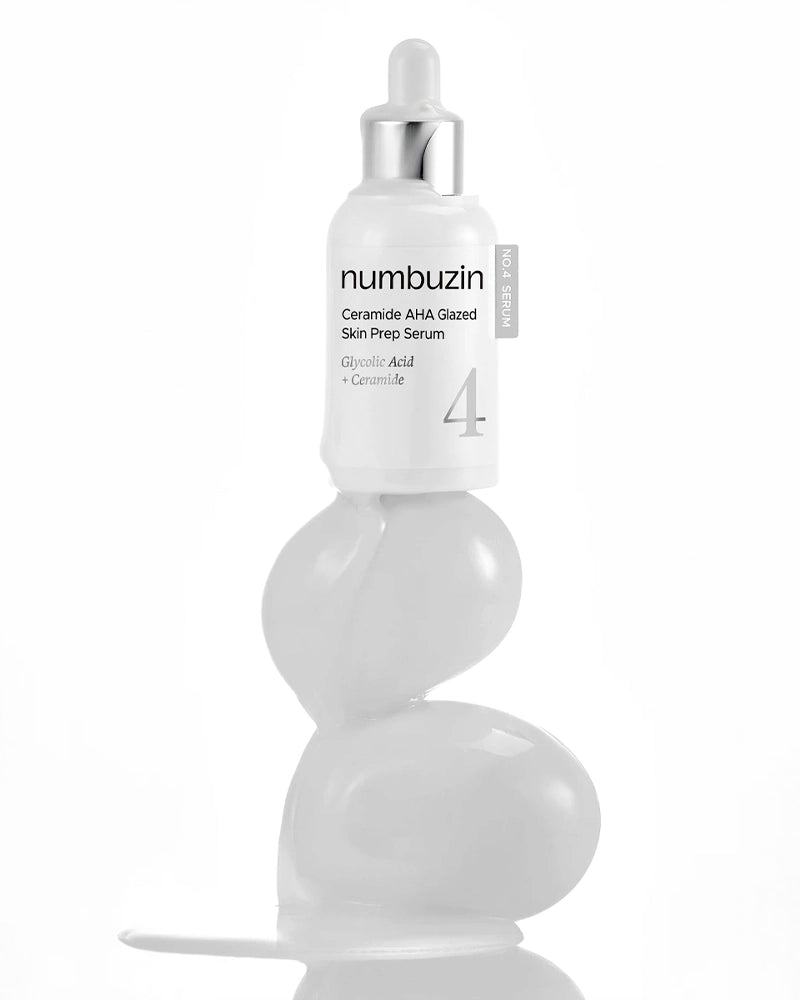 numbuzin No.4 Ceramide AHA Glazed Skin Prep Serum