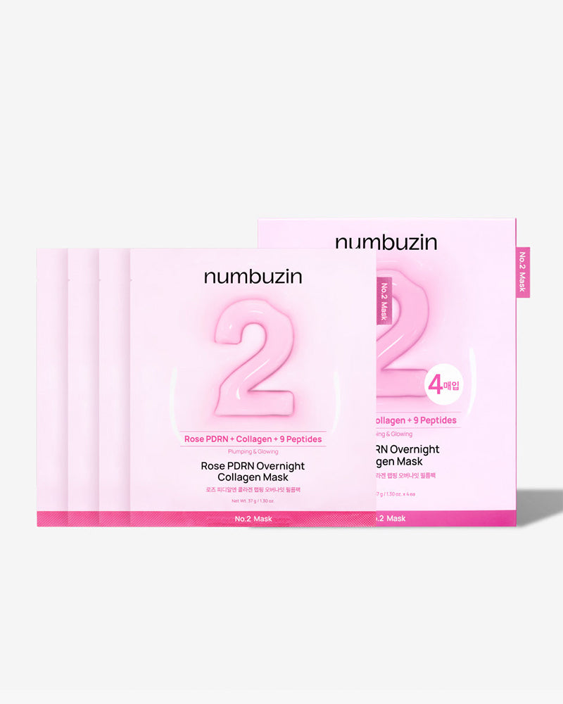 numbuzin No.2 Rose PDRN Overnight Collagen Mask