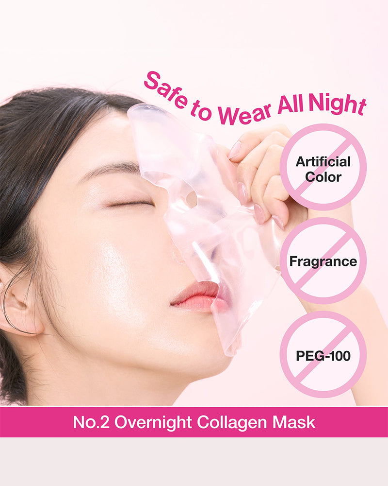numbuzin No.2 Rose PDRN Overnight Collagen Mask