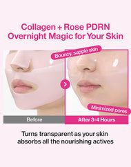 numbuzin No.2 Rose PDRN Overnight Collagen Mask