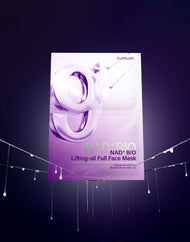 Masque facial en tissu Numbuzin N°9 NAD Bio Lifting Full Covering