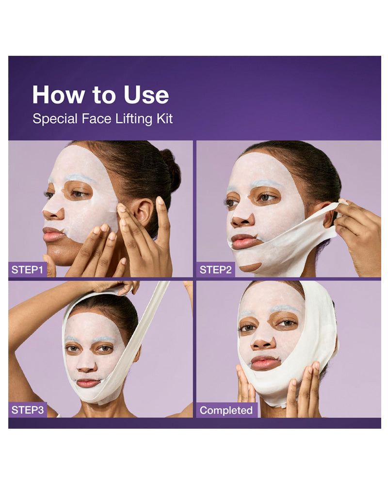 Masque facial en tissu Numbuzin N°9 NAD Bio Lifting Full Covering