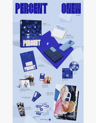ONEW - 2e album complet [PERCENT] (Version livre photo) (2 versions)