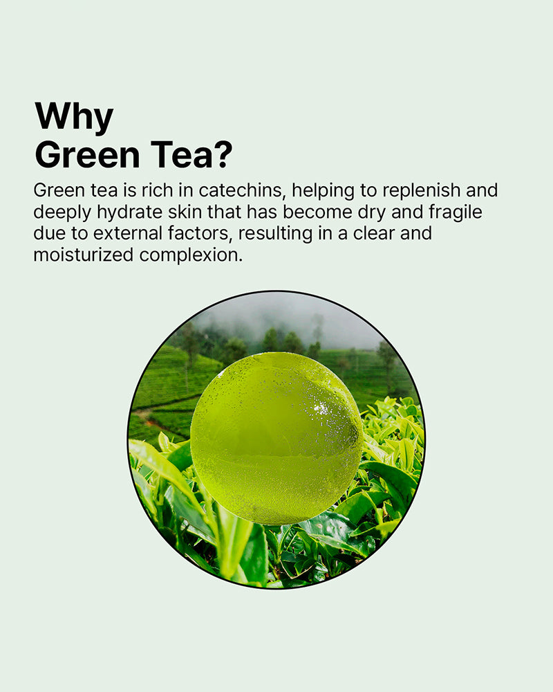 ongredients Jeju Green Tea Cleansing Ball 110g