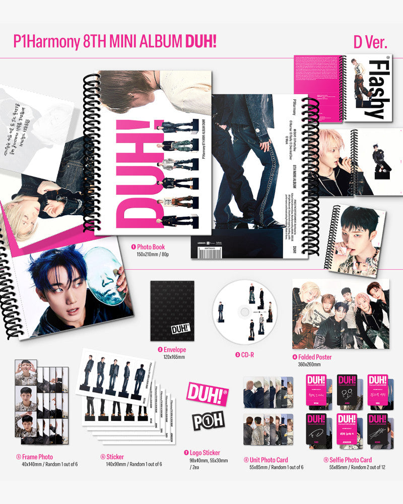 P1Harmony - 8th mini album [DUH!] (2 Versions)