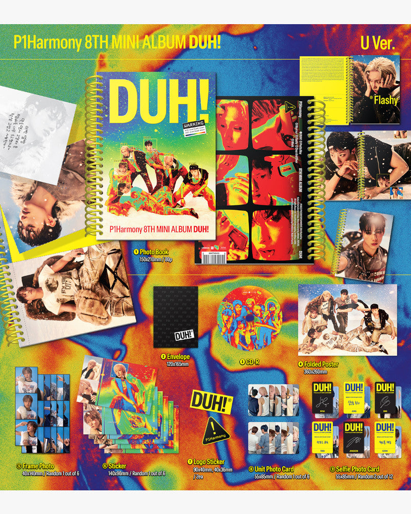P1Harmony - 8th mini album [DUH!] (2 Versions)