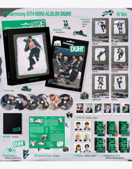 P1Harmony - 8th mini album [DUH!] (H Ver.) (Compact Ver.) (6 Versions)