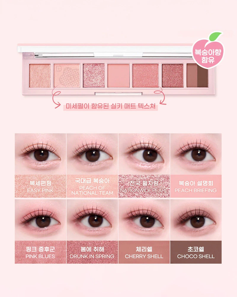 peripera All Take Mood Palette #Let's Go See Peaches At My Home