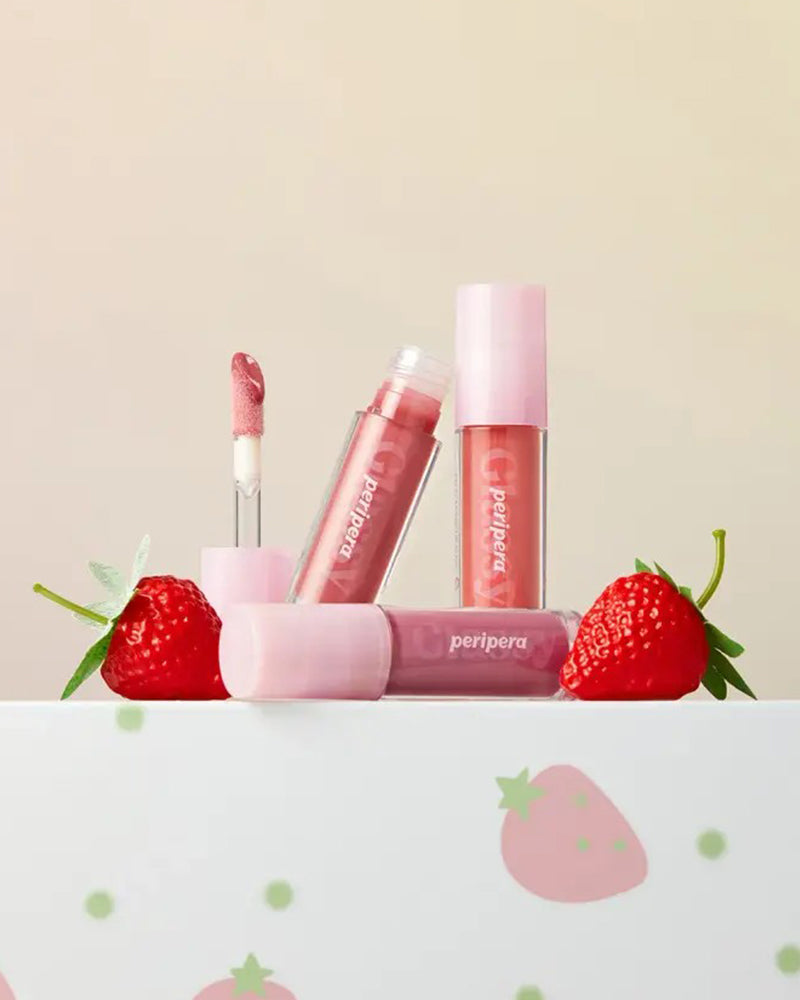 peripera Ink Glasting Lip Gloss: Soft Berry Edition