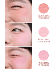 Série 3 de fards à joues Pure Blushed Sunshine de Peripera