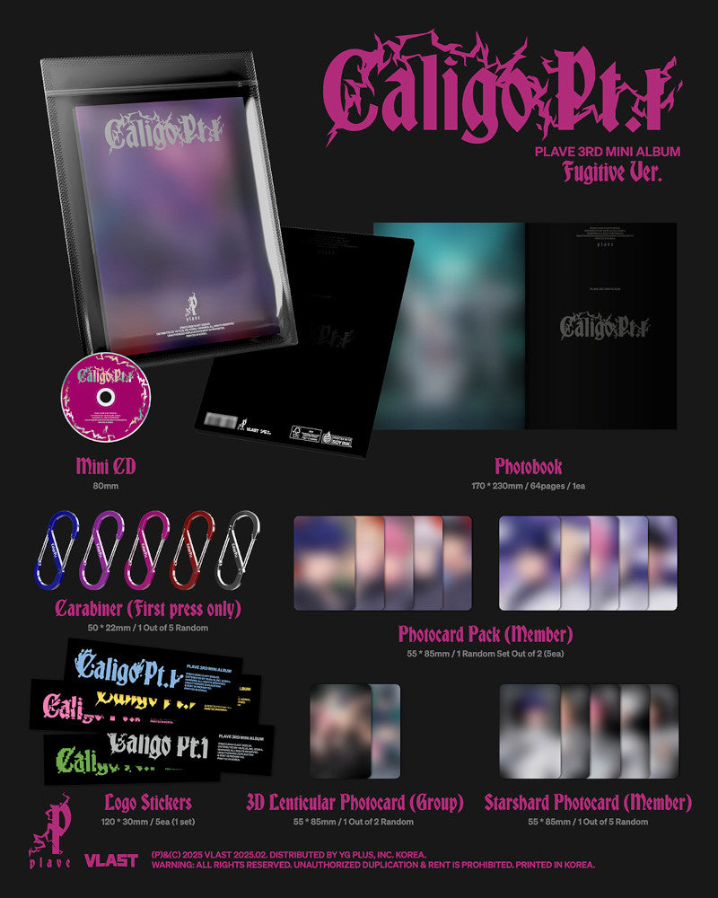 PLAVE - 3ème mini-album 'Caligo Pt.1' (Fugitive Ver.)