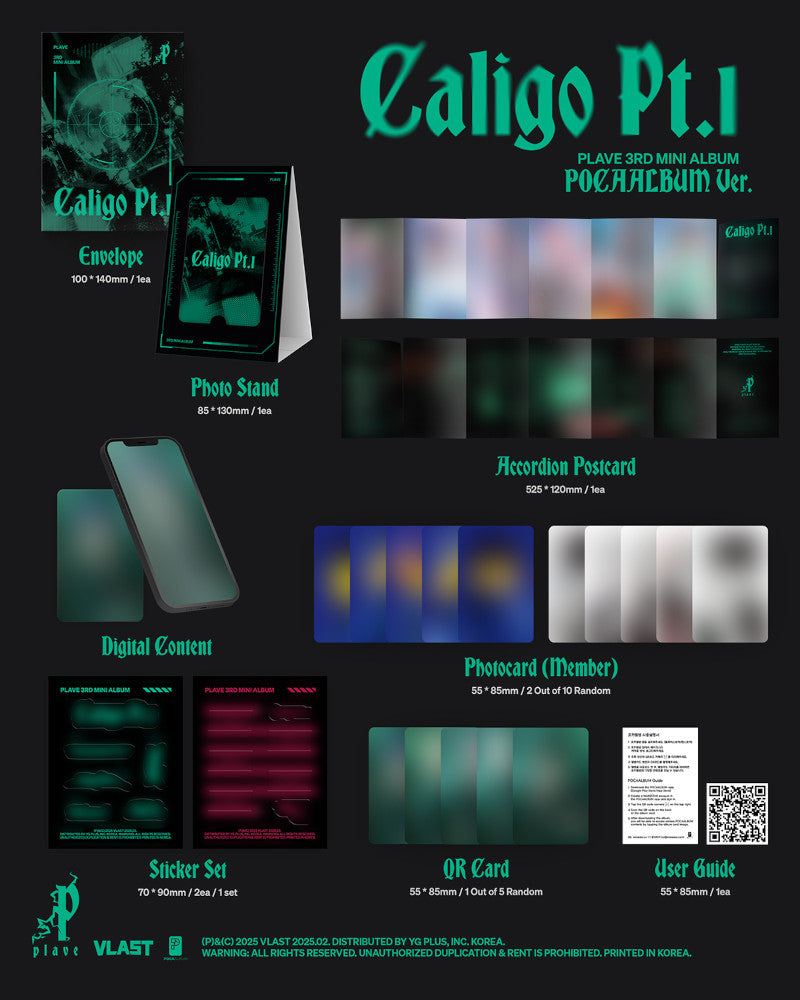 PLAVE - 3ème mini-album 'Caligo Pt.1' (POCA ALBUM Ver.)