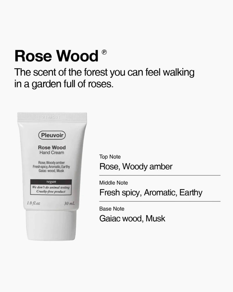 Pleuvoir Hand Cream #Rose Wood