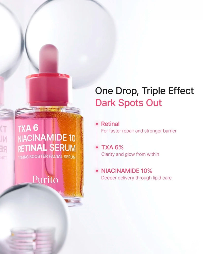 Purito SEOUL TXA 6 Niacinamide 10 Retinal Serum