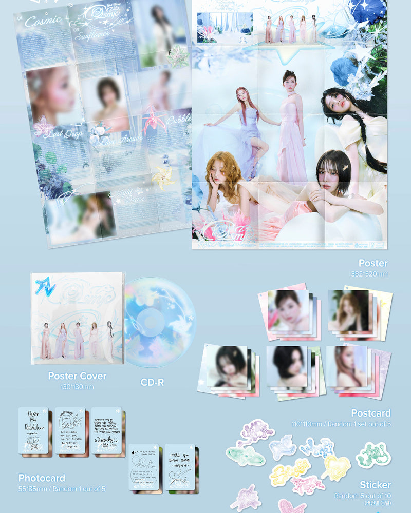 Red Velvet - 7e mini album [Cosmic] (version poster) (2 versions)