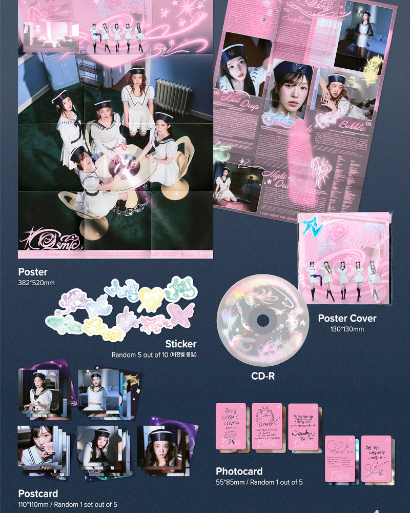 Red Velvet - 7e mini album [Cosmic] (version poster) (2 versions)