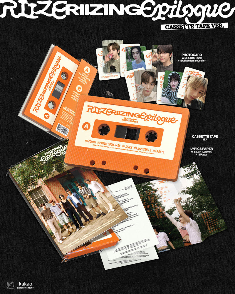 RIIZE - 1st Mini Album [RIIZING : Epilogue] (Cassette Tape Ver.)