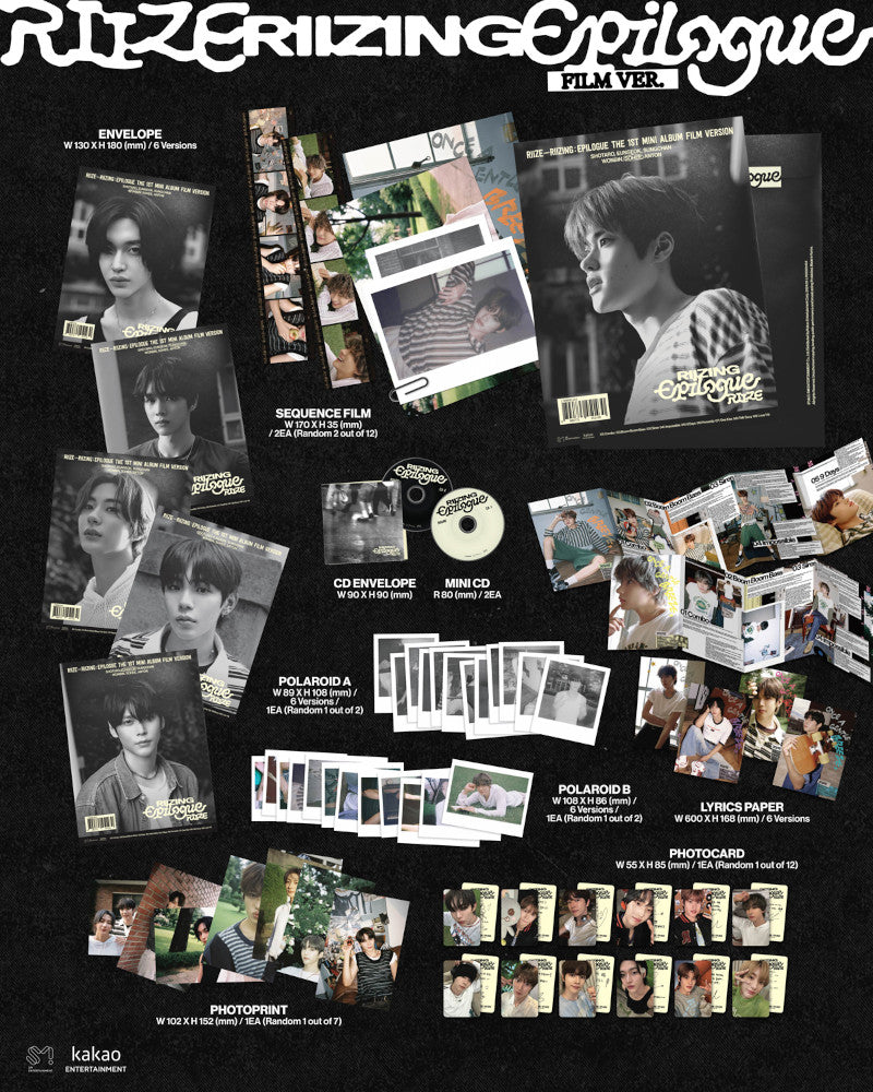 RIIZE - 1st Mini Album [RIIZING : Epilogue] (Film Ver.) (6 Versions)