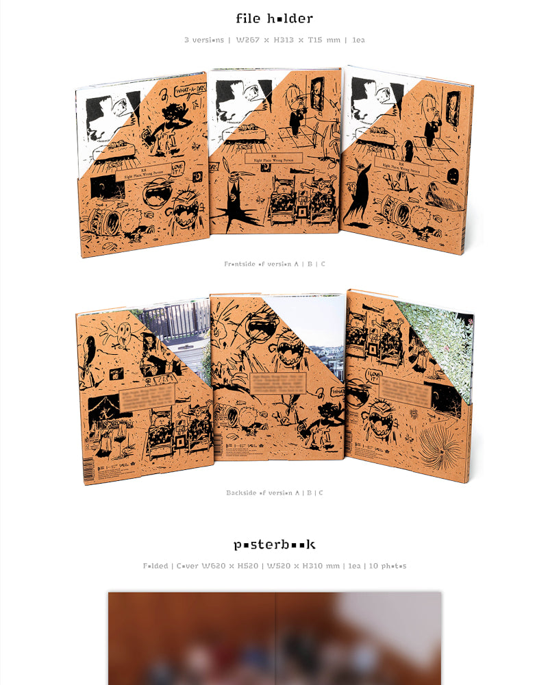 RM (BTS) - 2e album solo [Right Place, Wrong Person] (3 versions)