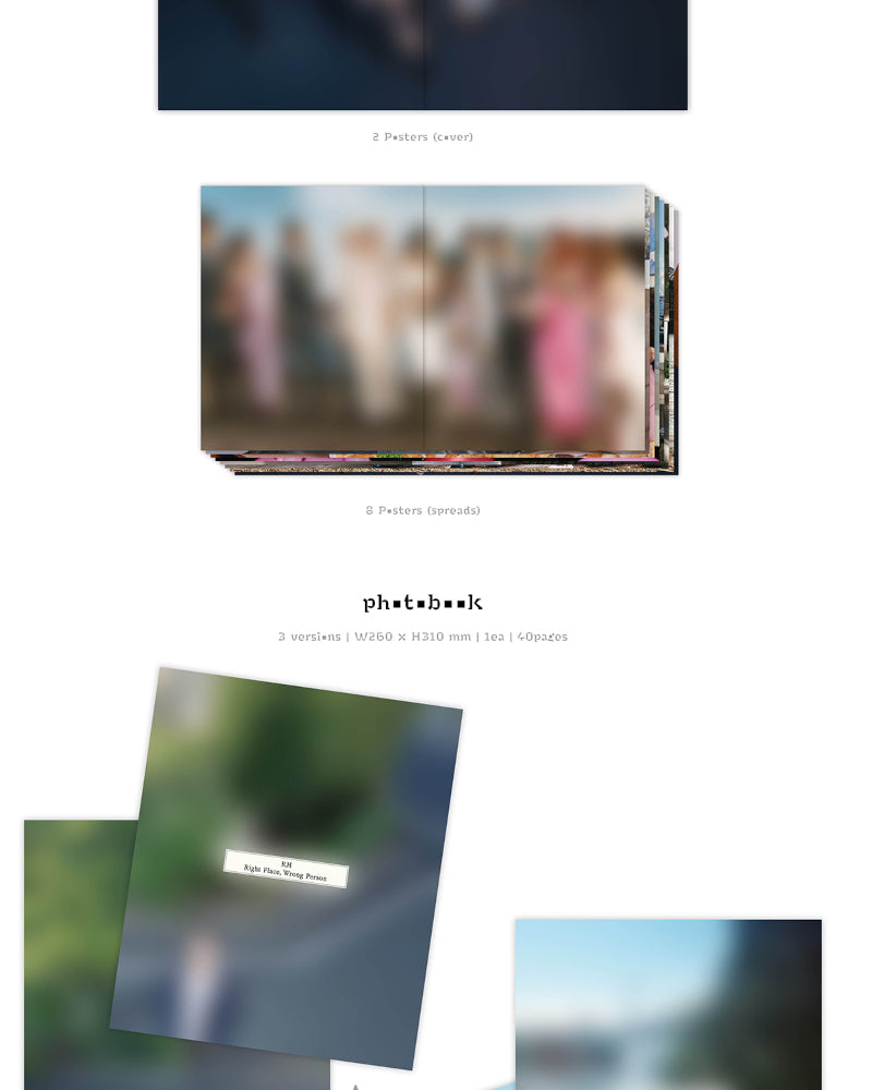 RM (BTS) - 2e album solo [Right Place, Wrong Person] (3 versions)