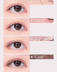 Série de lait Better Than Eyes de rom&nd #Fraise sèche