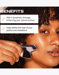 Gua Sha facial en acier inoxydable SACHEU