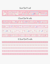 Boîte de ruban adhésif Washi Personnages Sanrio®