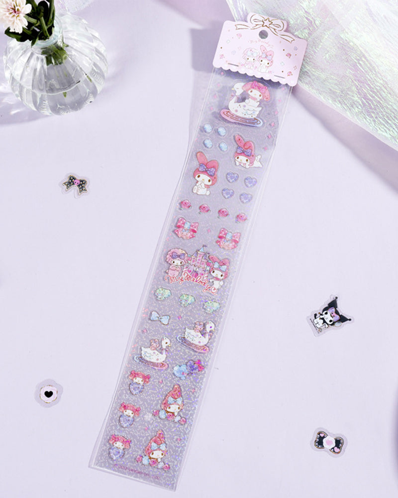 Sanrio® Characters Wonderful Time Glitter Sticker Sheet