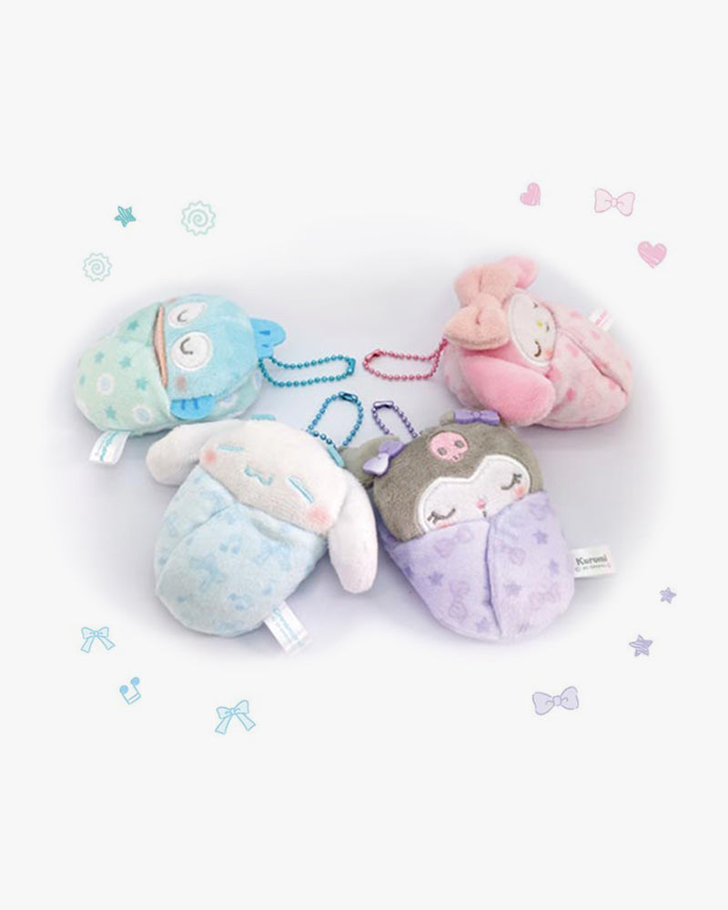Sanrio® Kuromi Swaddling Mascot Keychain
