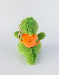 Scented Dinosaur with Fruit Bag Keychain