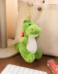 Scented Dinosaur with Fruit Bag Keychain