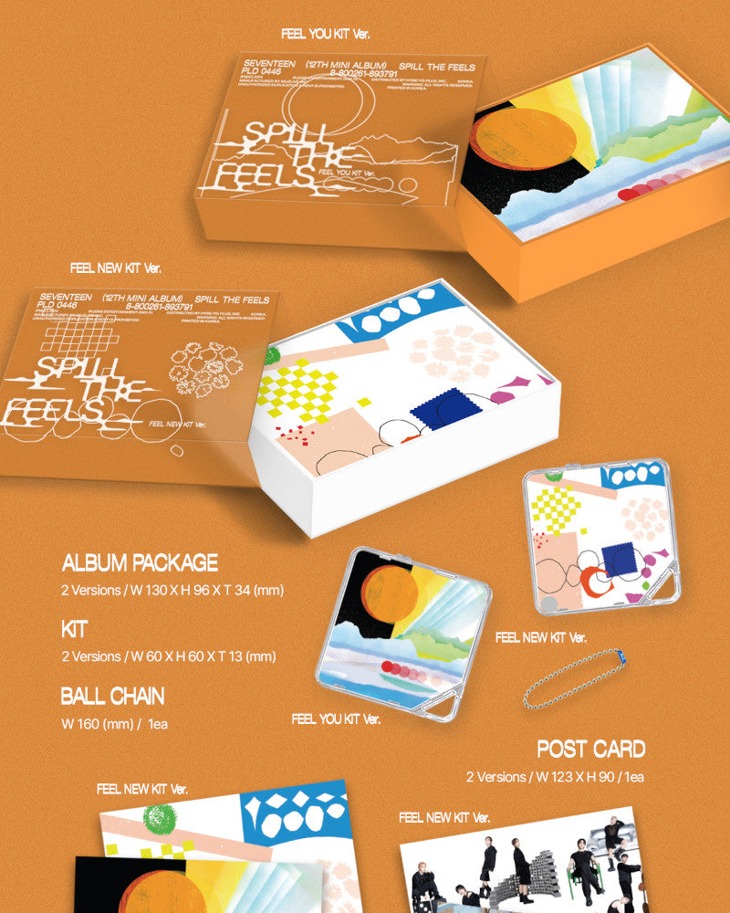 SEVENTEEN - 12e mini-album [SPILL THE FEELS] (version Kit) (2 versions)