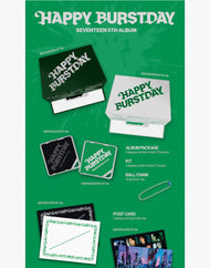 SEVENTEEN - 5th Album ‘HAPPY BURSTDAY’ (KiT Ver.) (2 Versions)