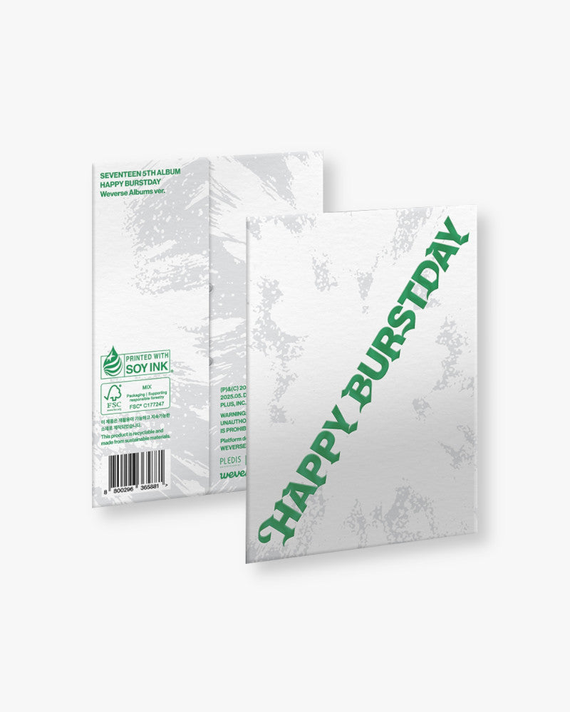 SEVENTEEN - 5th Album ‘HAPPY BURSTDAY’ (Weverse Albums ver.)