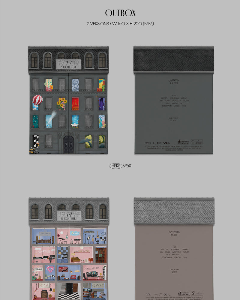 SEVENTEEN - MEILLEUR ALBUM [17 IS RIGHT HERE] (2 versions)