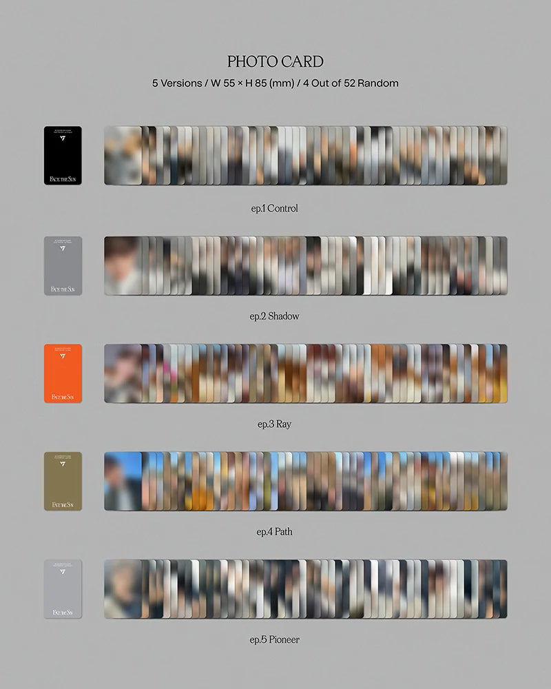 SEVENTEEN - 4th Album [FACE THE SUN] (5 Versions)