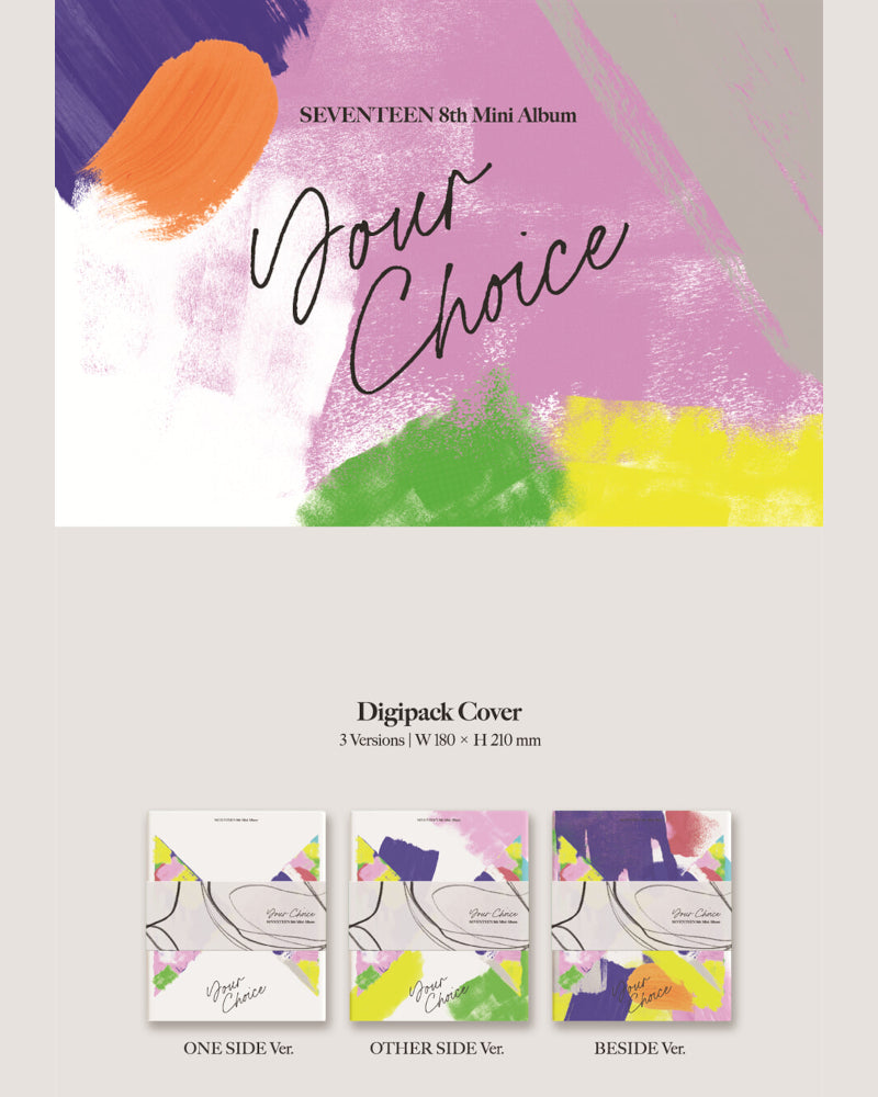 SEVENTEEN - 8ème MINI ALBUM `YOUR CHOICE`