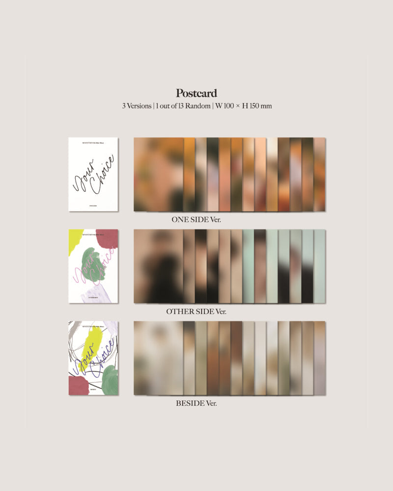 SEVENTEEN - 8ème MINI ALBUM `YOUR CHOICE`