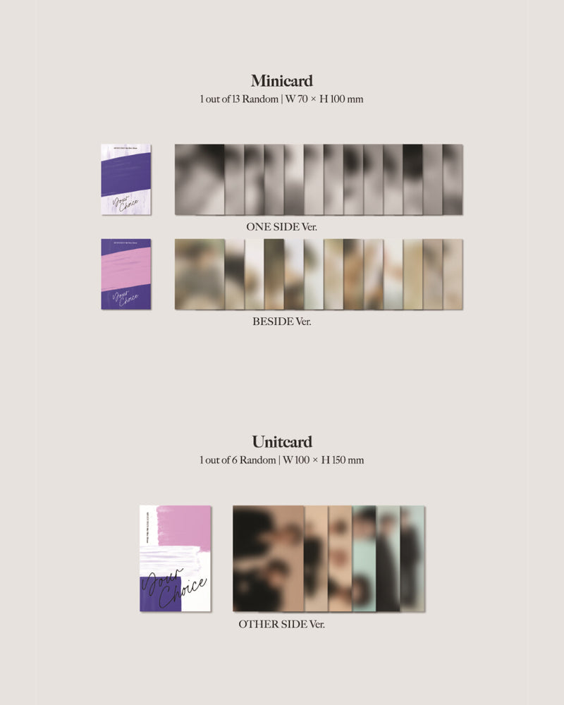 SEVENTEEN - 8ème MINI ALBUM `YOUR CHOICE`