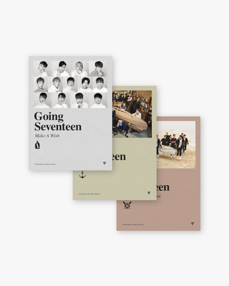 SEVENTEEN - GOING SEVENTEEN (3E MINI ALBUM) (ALBUM REPACKAGE) (3 VERSIONS)