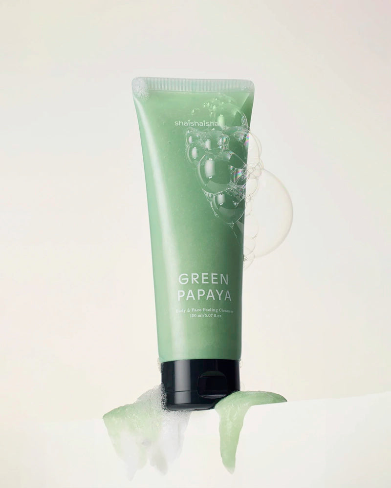shaishaishai Green Papaya Body & Face Peeling Cleanser 150ml