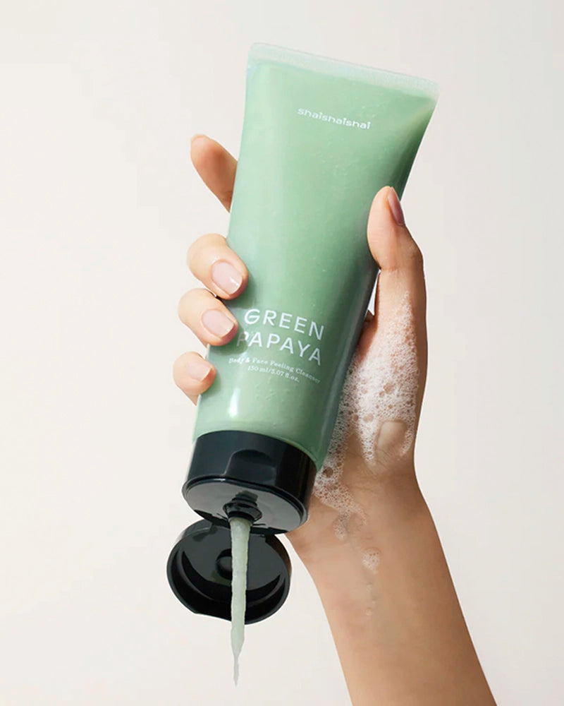 shaishaishai Green Papaya Body & Face Peeling Cleanser 150ml