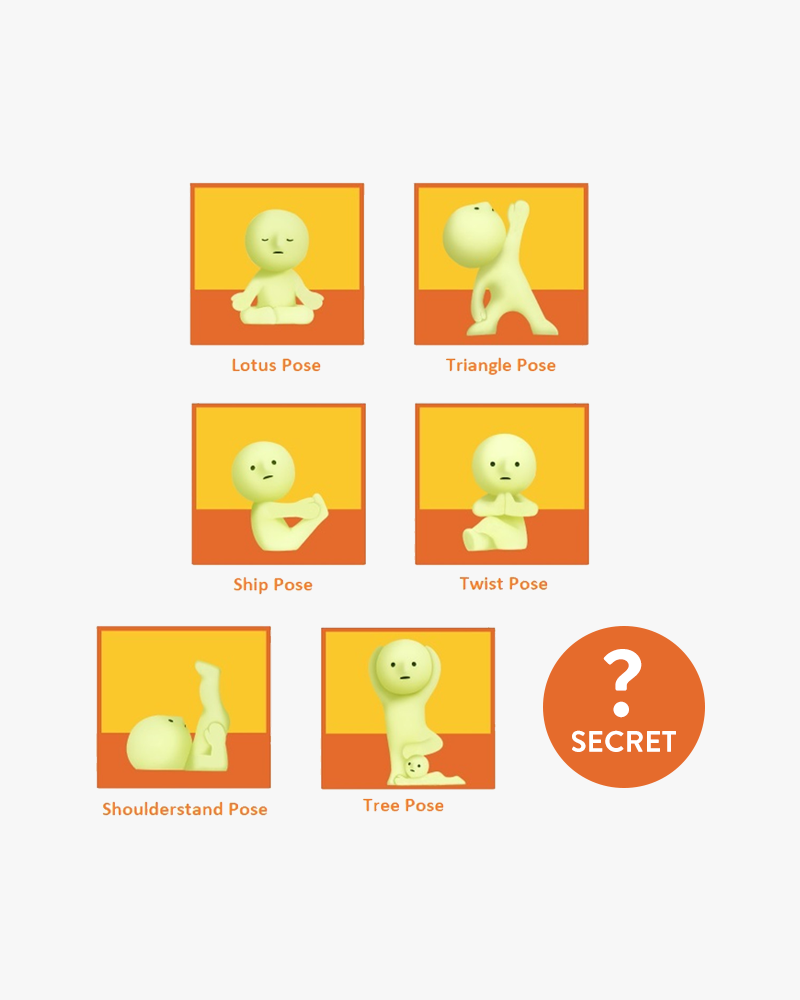Smiski® Mini Figure Yoga Series Blind Box