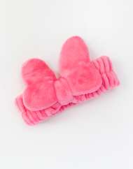 Bandeau nettoyant visage à nœud doux